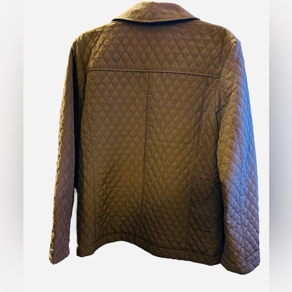 Utex Design Women’s Taupe Size Medium Quilted Jacket - Picture 4 of 4